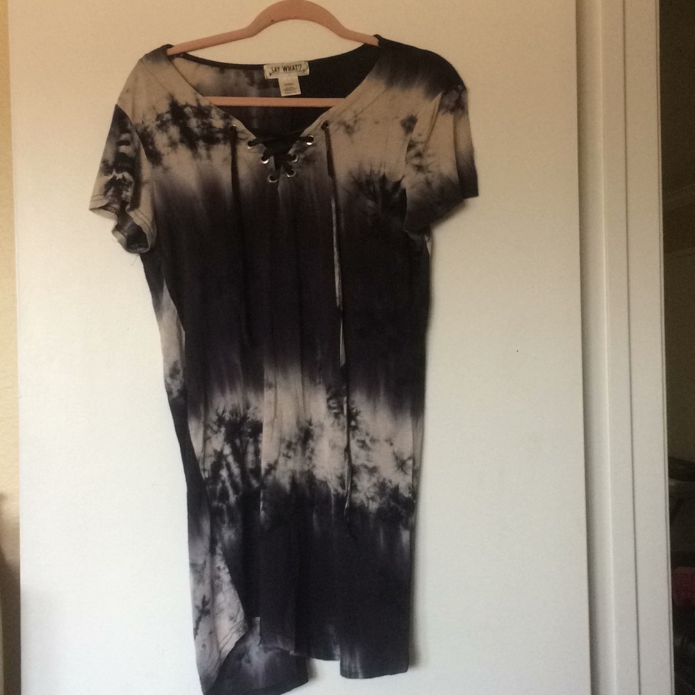 Midi dress tie dye